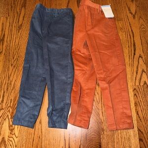 bella bliss Corduroy Pants - Blue and Orange